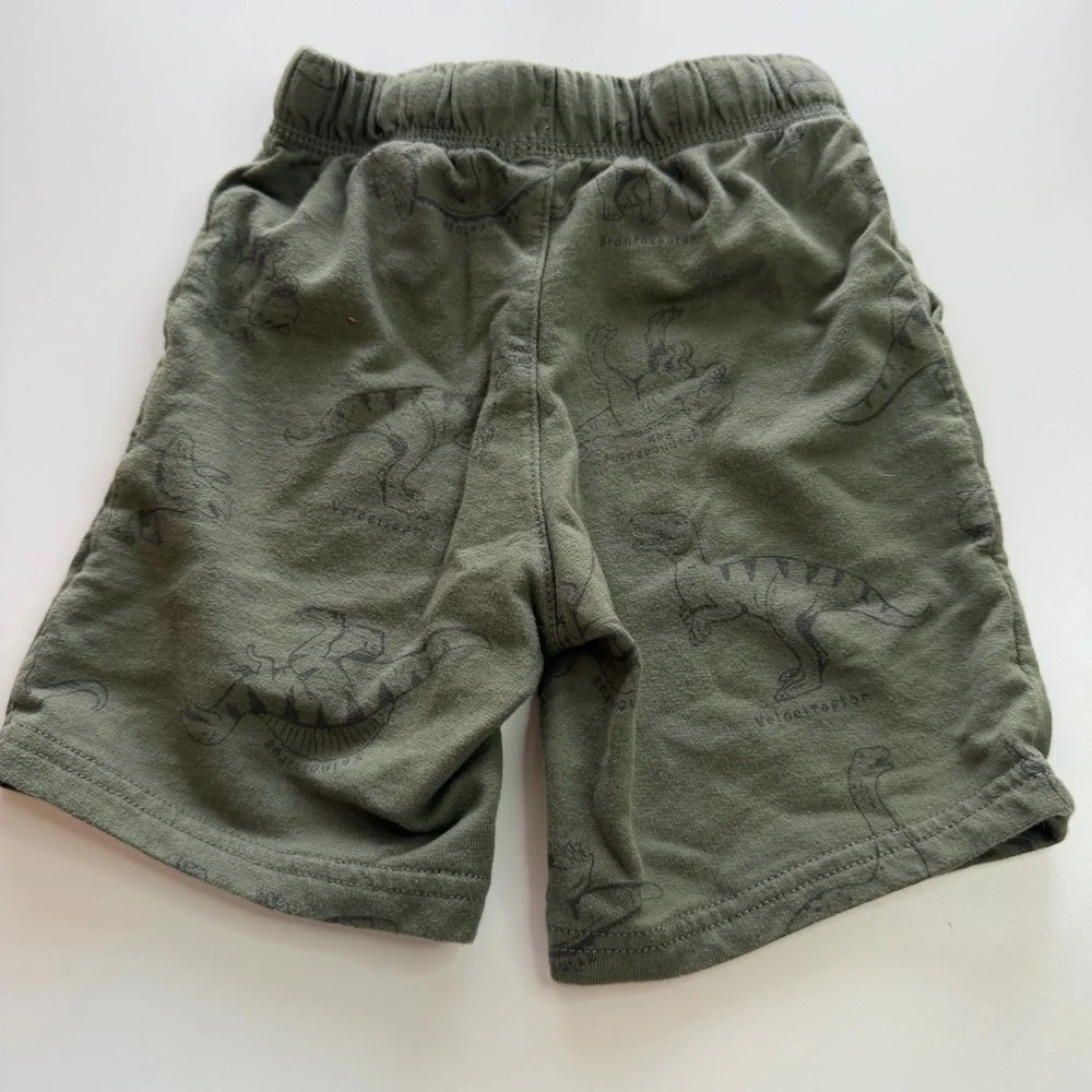 Carter's Green Dinosaur Pattern Shorts